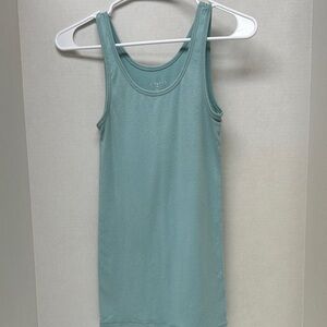 Merona light blue green tank top size medium